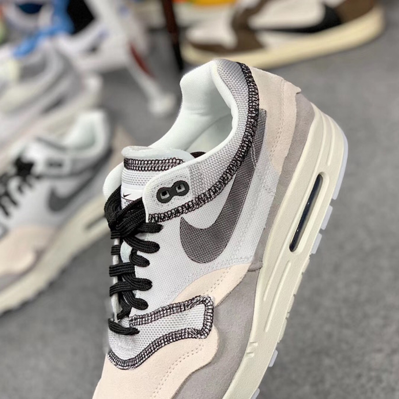 Nike Air Max 1 Inside Out White Black Grey 4