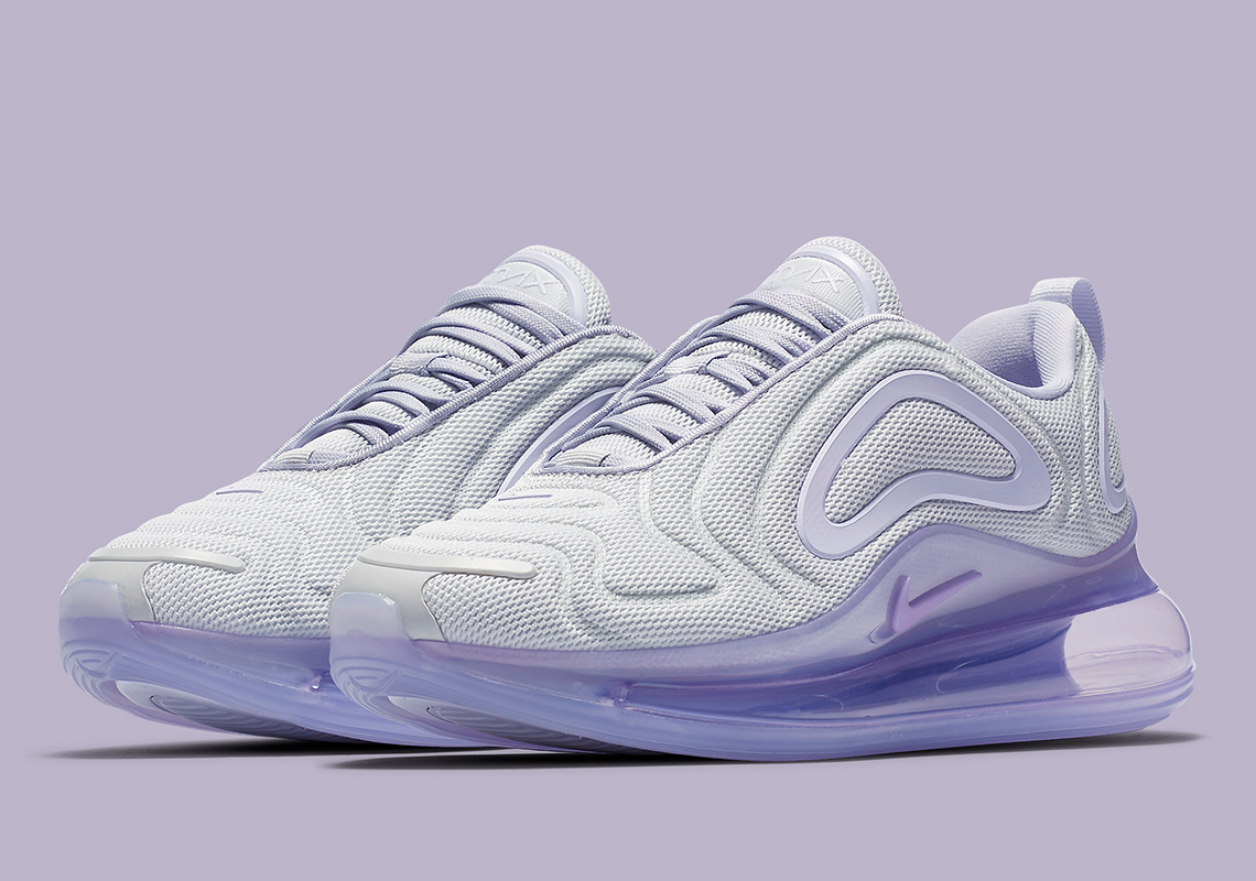 Nike Pairs Pure Platinum With Oxygen Purple On The Air Max 720