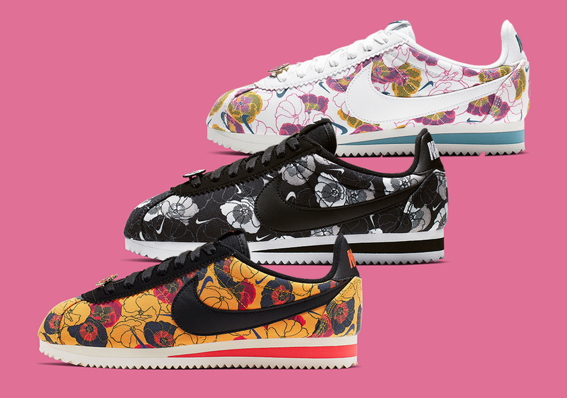 A Floral Pack Of Nike Cortez For Women Is Blossoming Soon