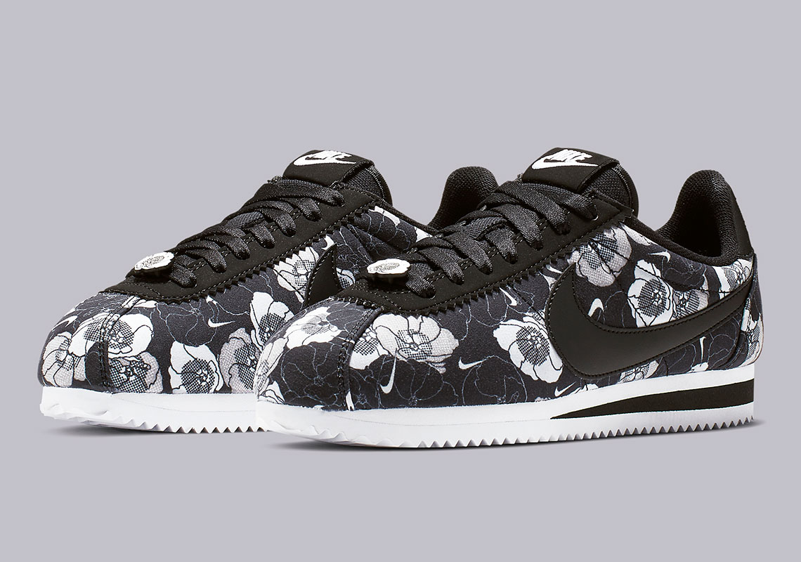 Nike Cortez Wmns Floral Pack Black Av1338 001 4