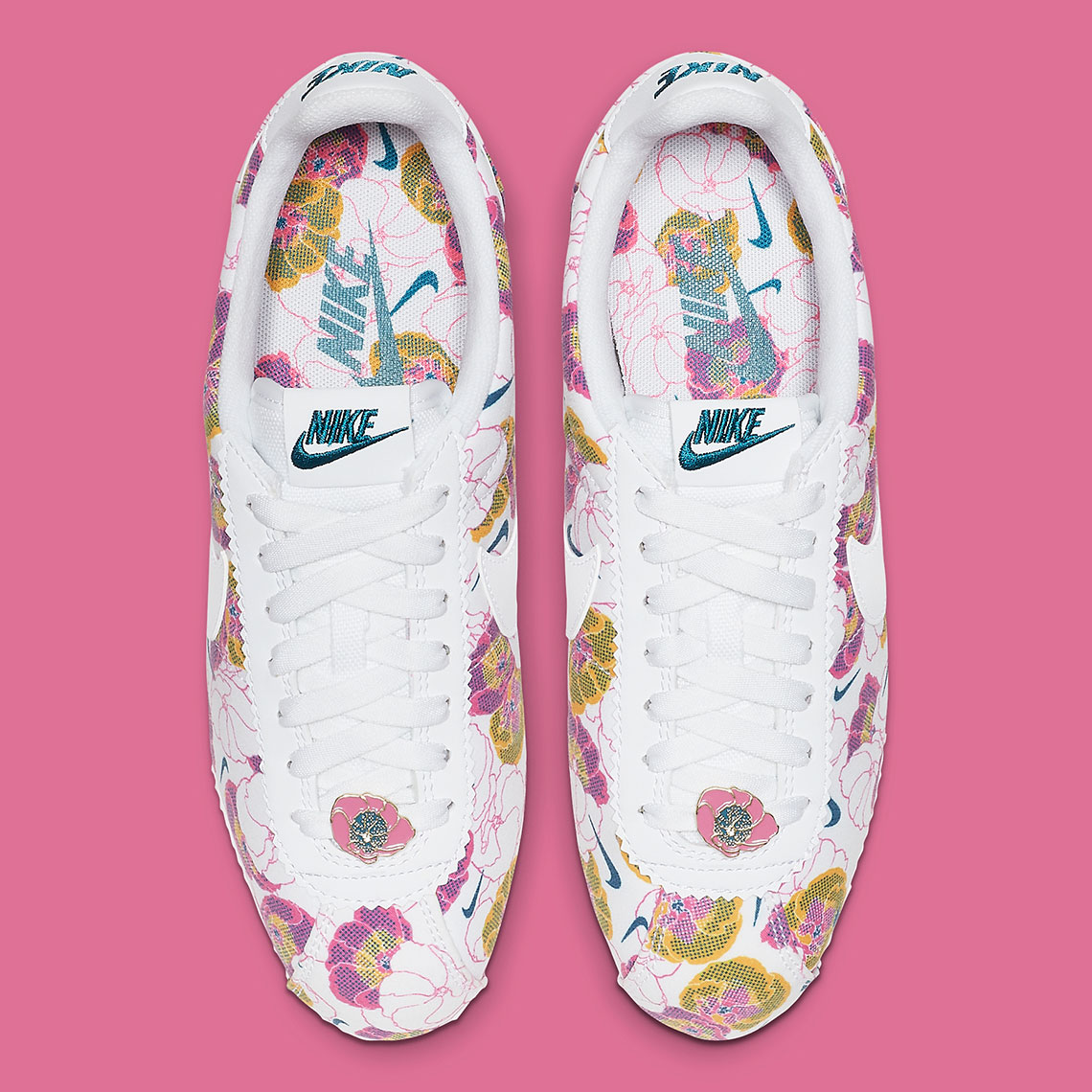 Nike Cortez Wmns Floral Pack White Av1338 100 3