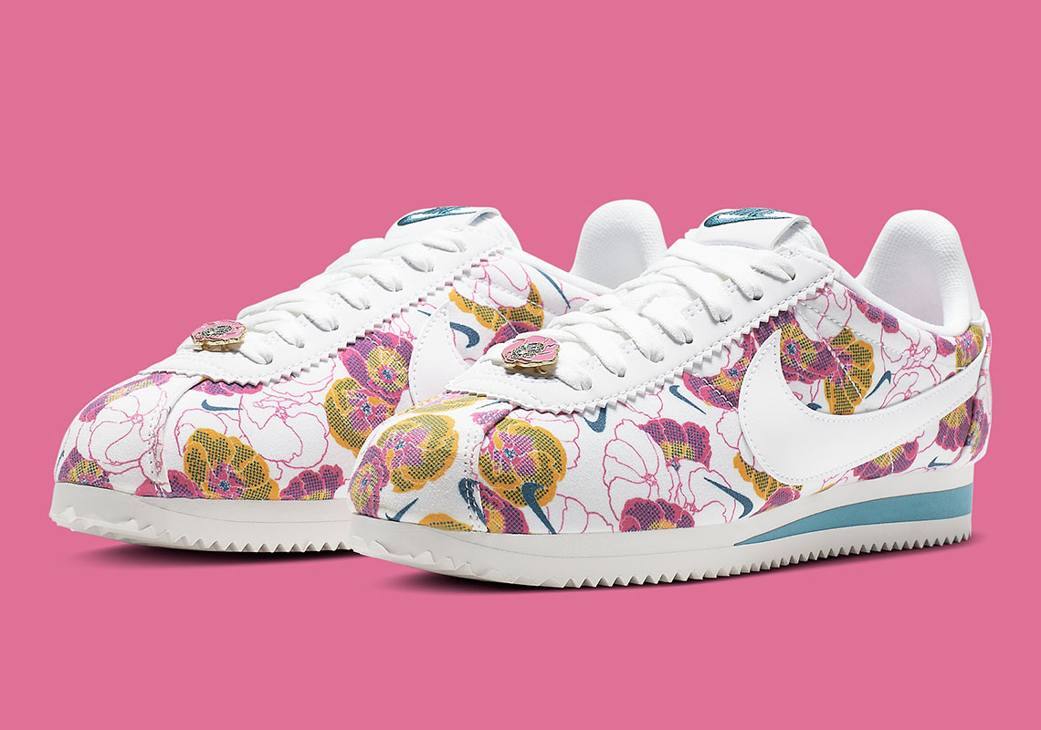 Nike Cortez Wmns Floral Pack White Av1338 100 6