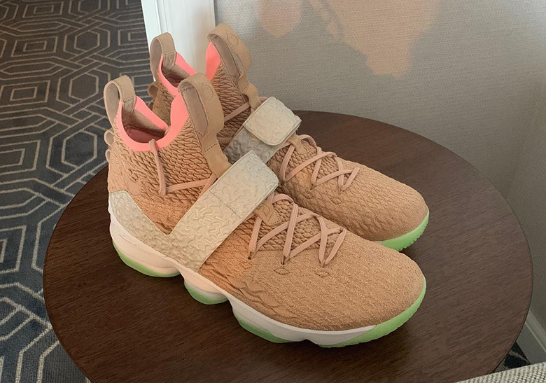 LeBron James Spotted In A Nike LeBron 15 "Air Yeezy 1"