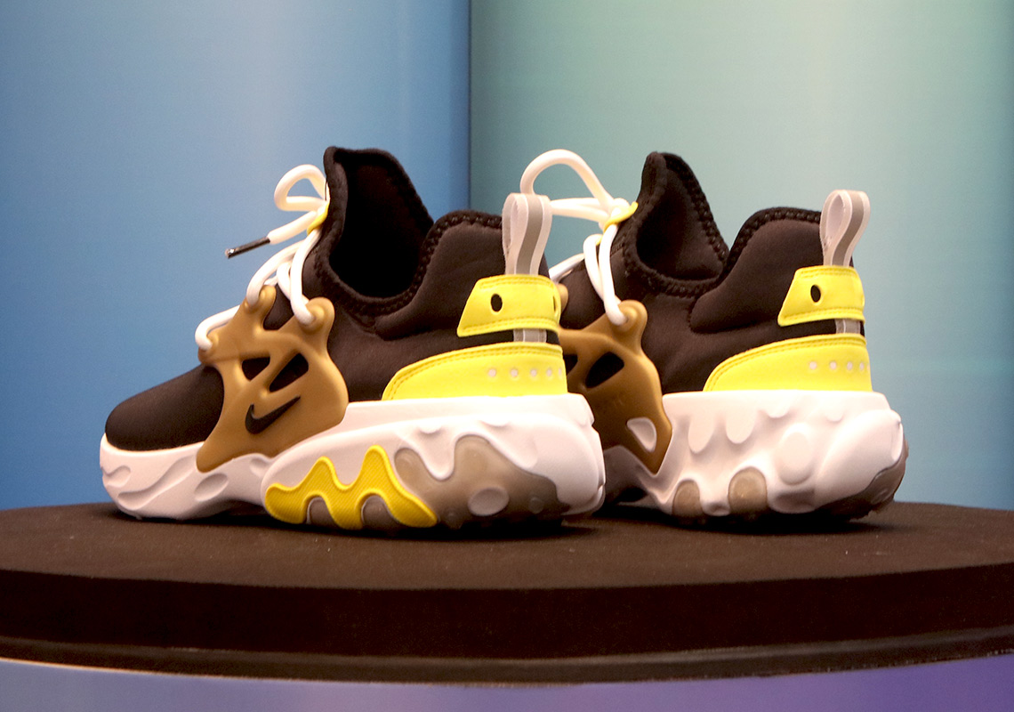 Nike React Presto Black Yellow Gold Brutal Honey 2