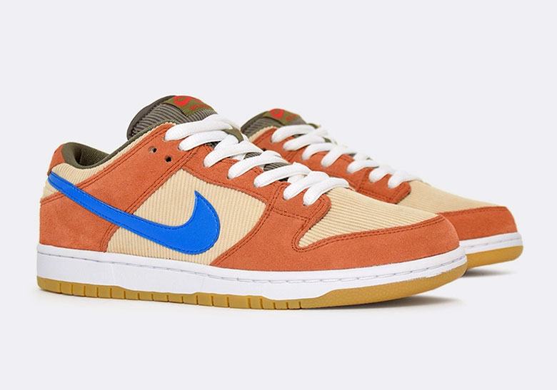 Nike Sb Dunk Low Corduroy Bq6817 201 2