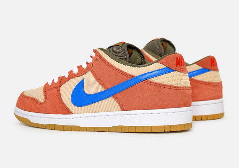 Nike Sb Dunk Low Corduroy Bq6817 201 4