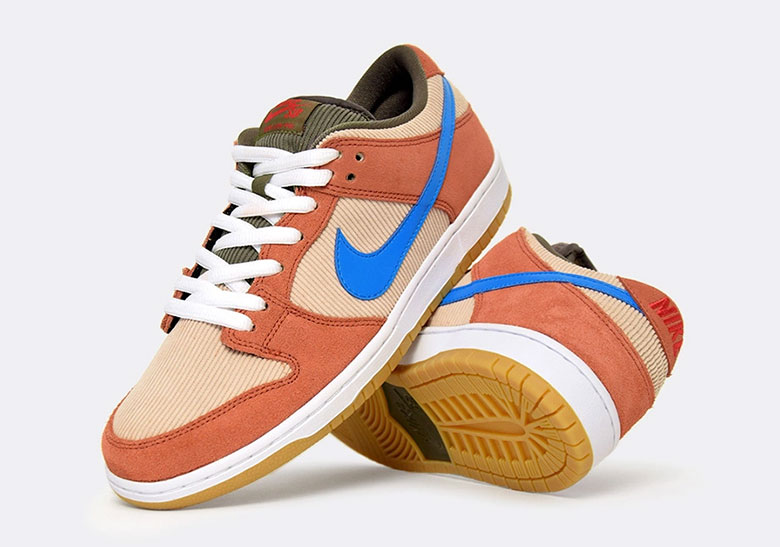 Nike Sb Dunk Low Corduroy Bq6817 201 5