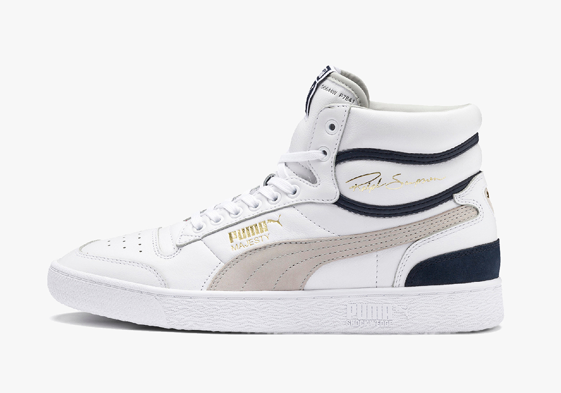 Puma Ralph Sampson Mid Og White Navy Grey 1