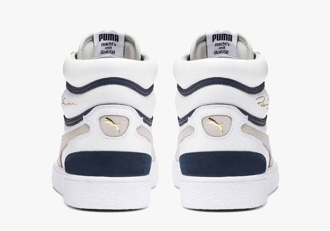 Puma Ralph Sampson Mid Og White Navy Grey 4