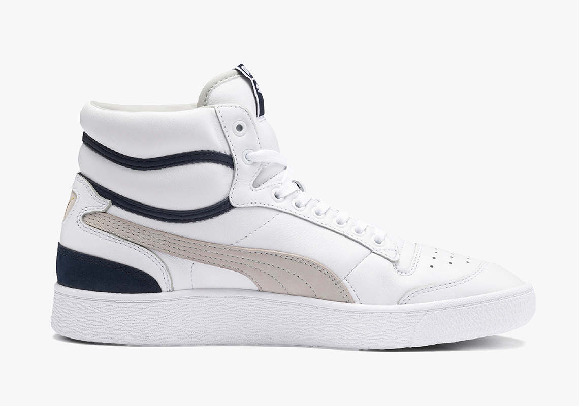 Puma Ralph Sampson Mid Og White Navy Grey 6