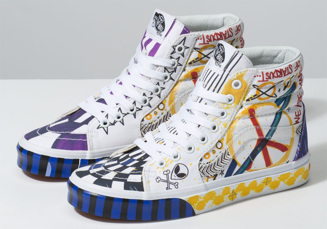 The Vans "Galactic Goddess" Pack For Women Adds Wild Graffiti Prints On Two Icons