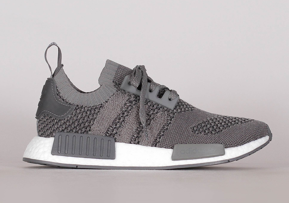 adidas NMD R1 Primeknit Returns In Ash Grey