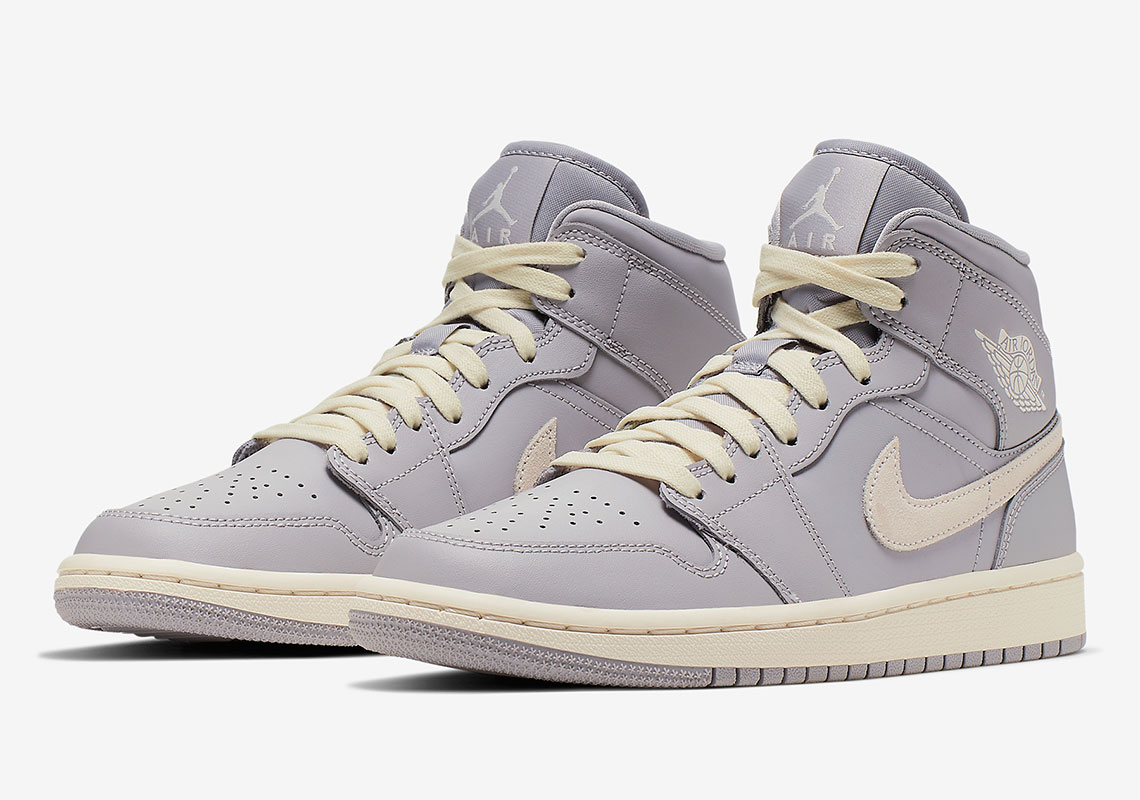 Air Jordan 1 Mid Womens Light Bone Cd7240 002 1