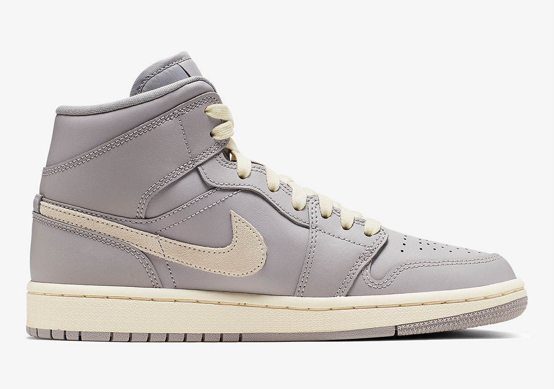 Air Jordan 1 Mid Womens Light Bone Cd7240 002 2