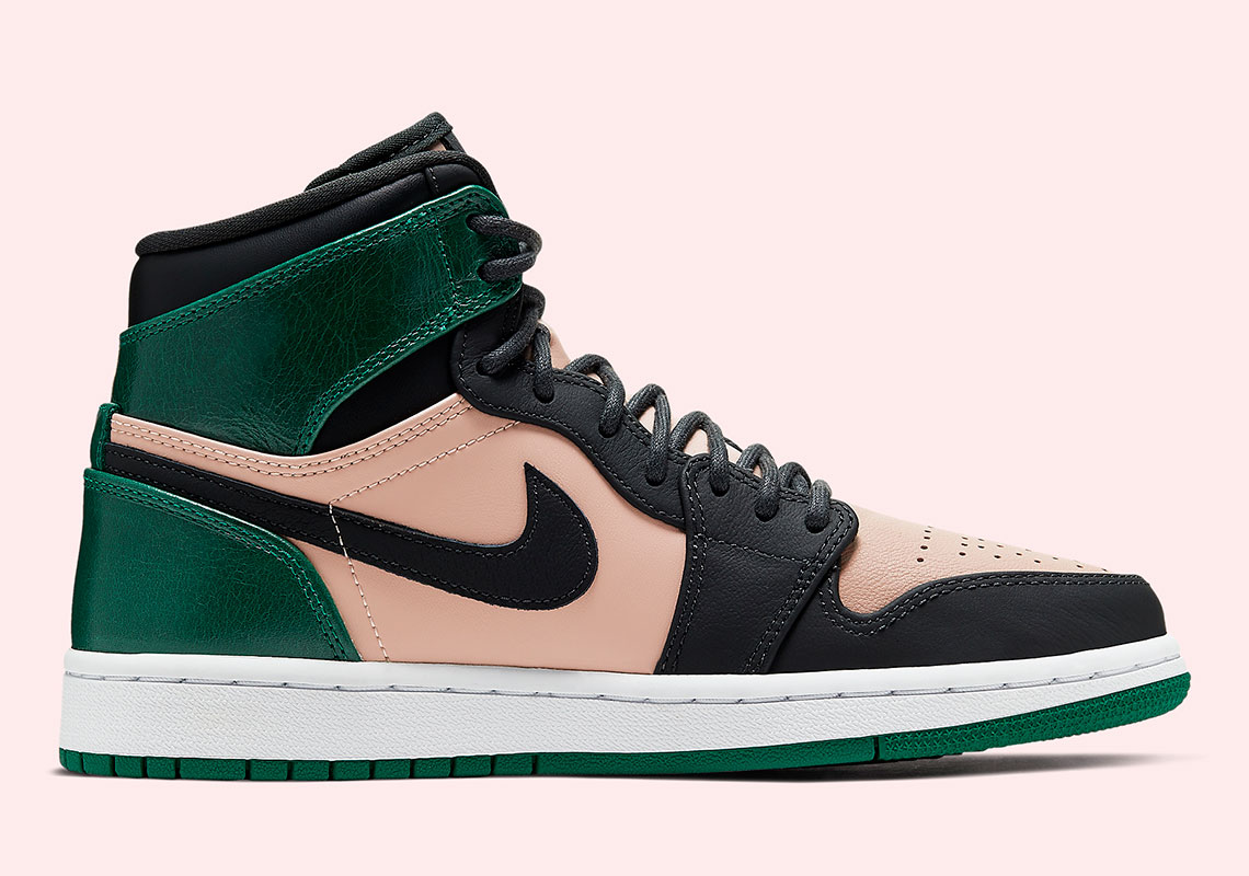 Air Jordan 1 Retro High Green Pink Ah7389 203 2