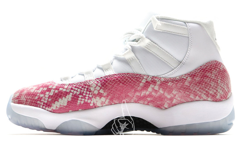 Air Jordan 11 Pink Snakeskin Pe 4