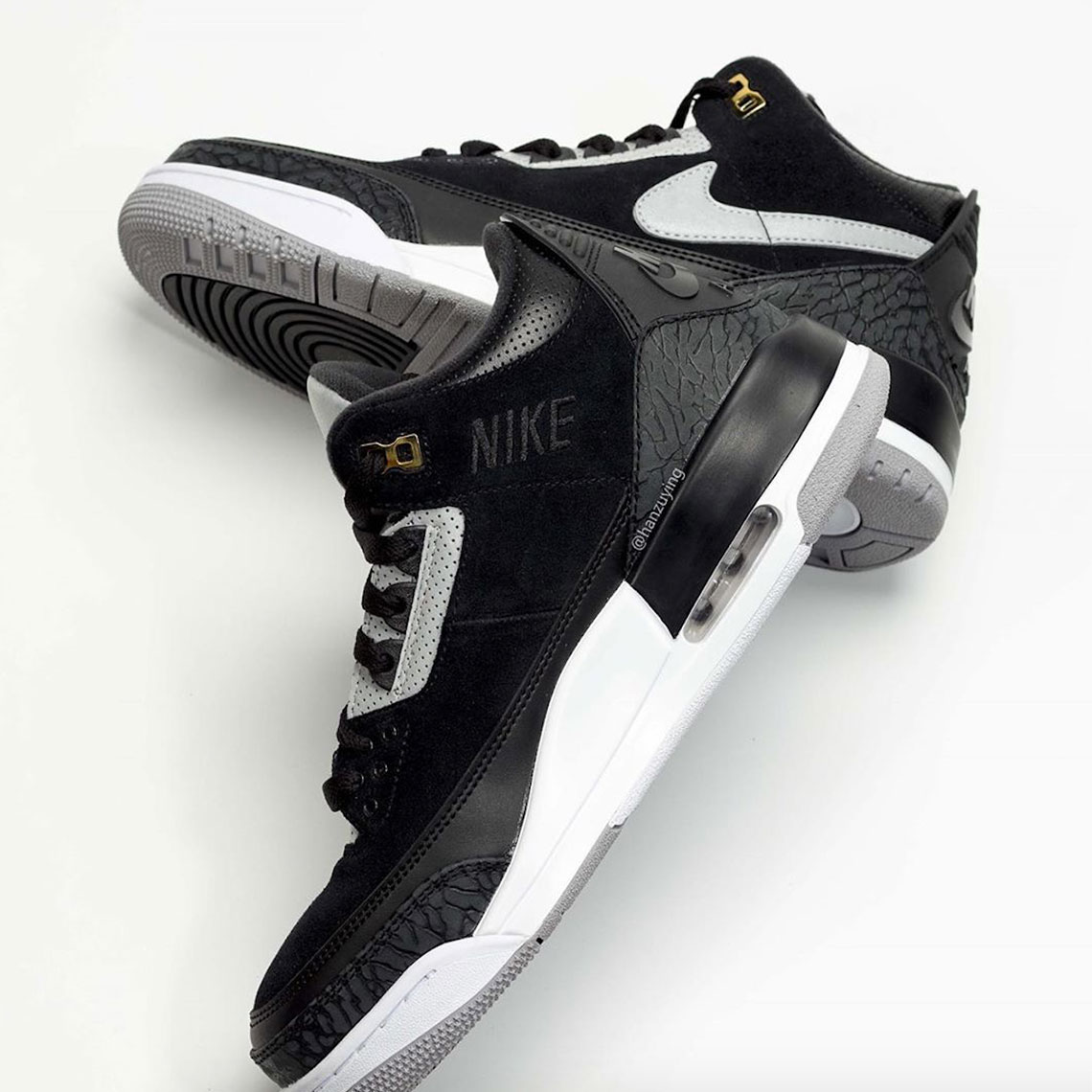 Air Jordan 3 Tinker Ck4348 007 Black Grey Gold 3