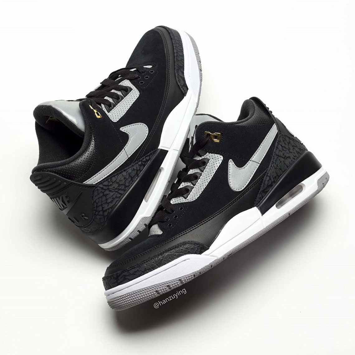 Air Jordan 3 Tinker Ck4348 007 Black Grey Gold 7