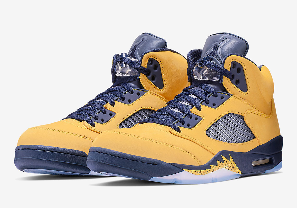 Up Close With The Michigan-Inspired Air Jordan 5 "Inspire"