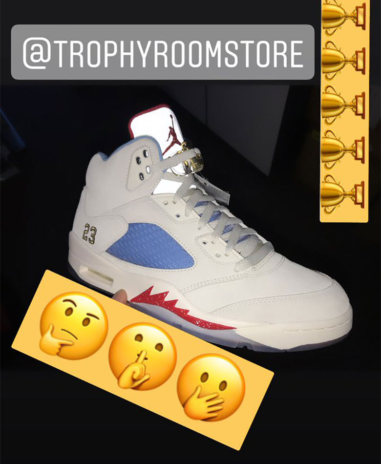 Air Jordan 5 Trophy Room White