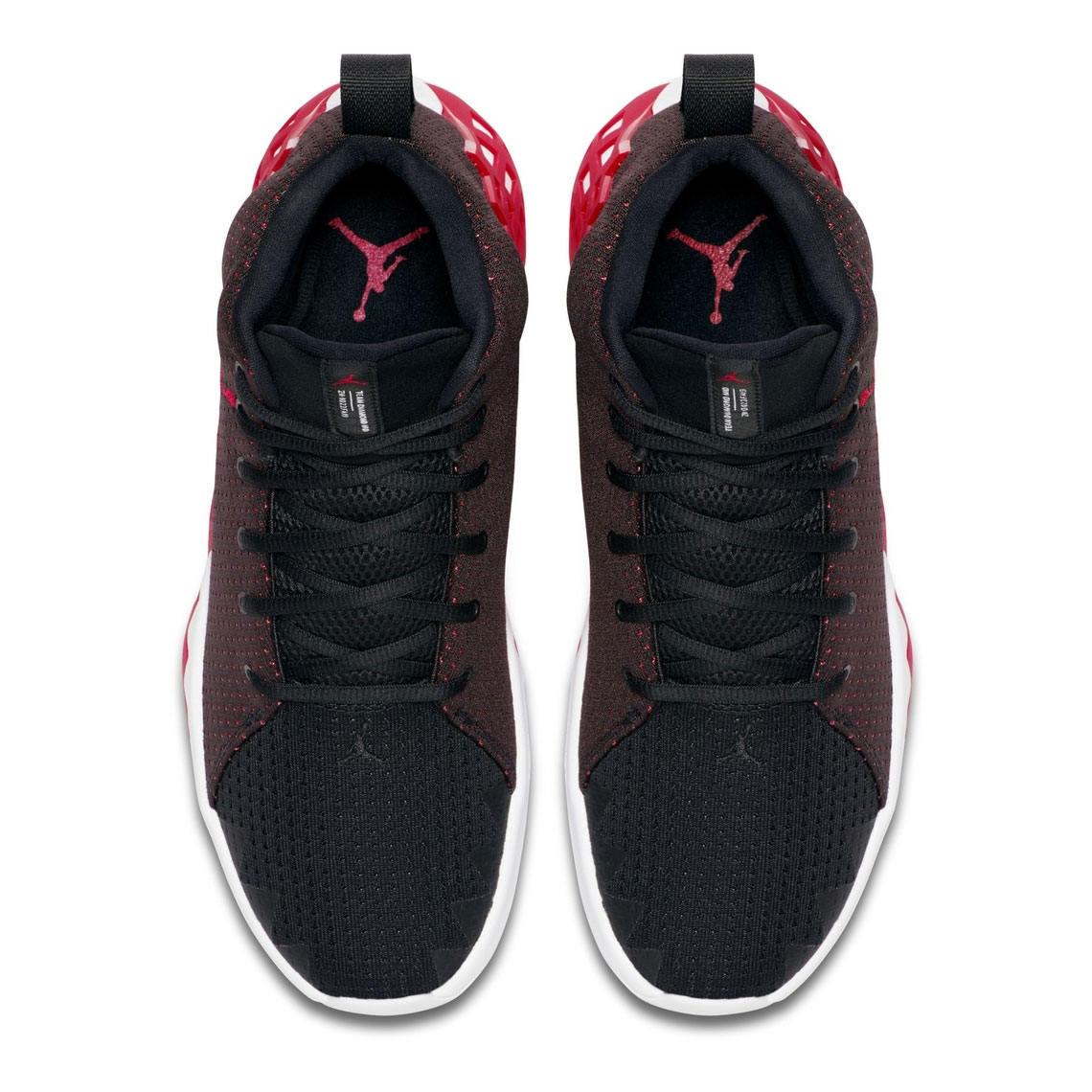 Jordan Jumpman Diamond Mid Red Black 2