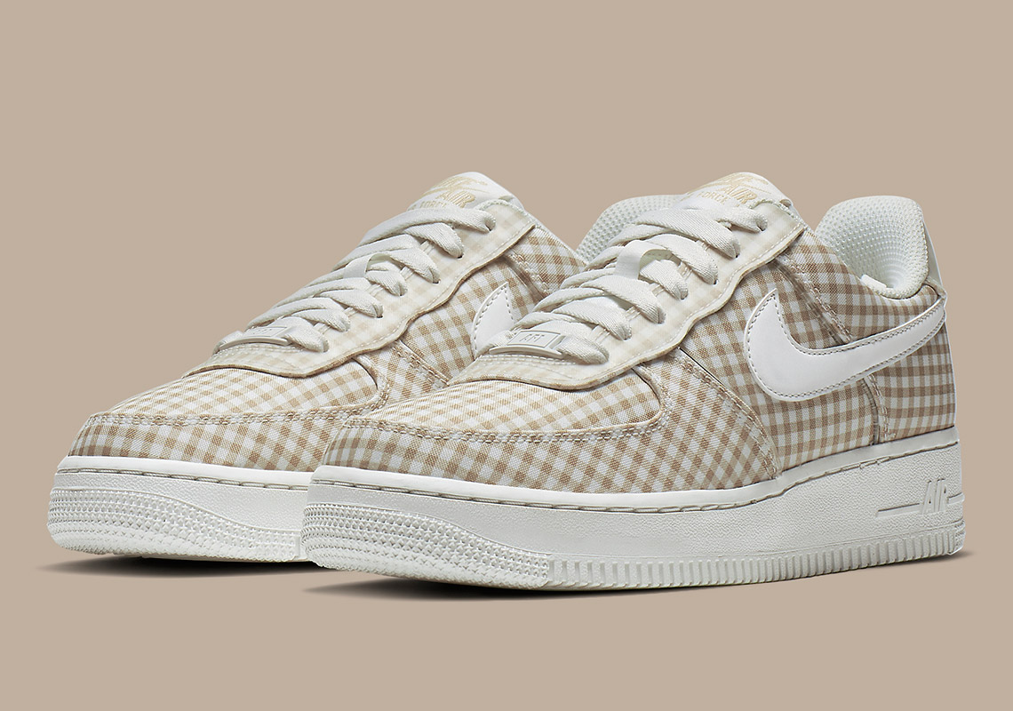 Nike Air Force 1 Gingham Brown Bv4891 101 4