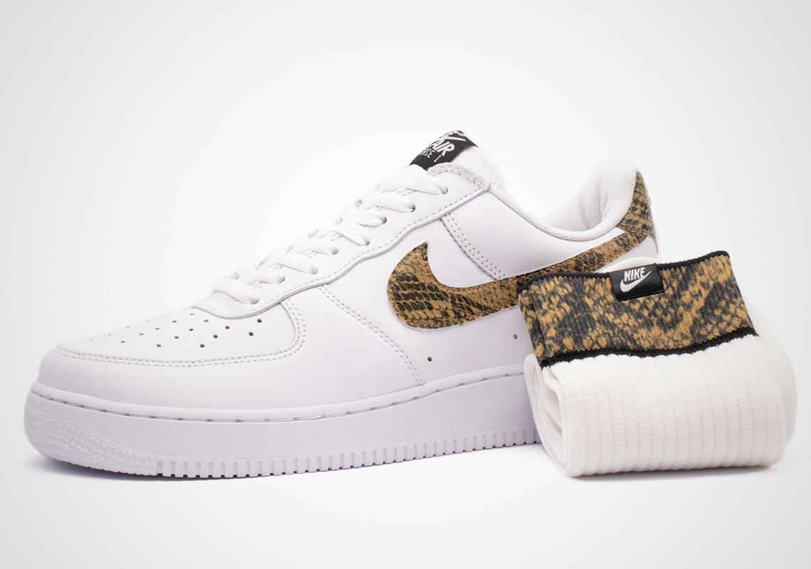 Nike Air Force 1 Ivory Snake Ao1635 100 4