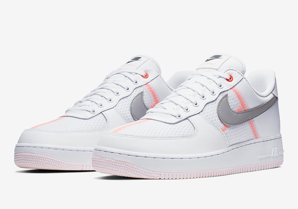 Nike Air Force 1 Low Translucent White Orange Ci0060 101 4