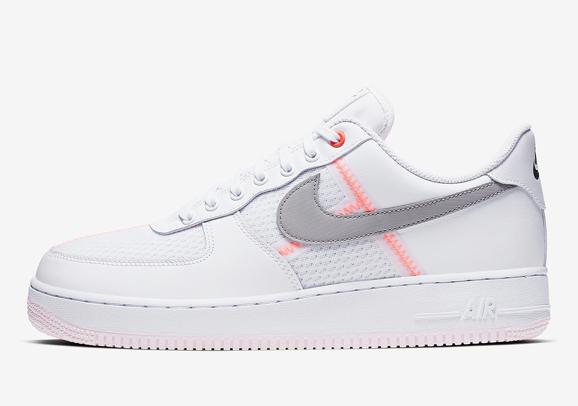 Nike Air Force 1 Low Translucent White Orange Ci0060 101 6