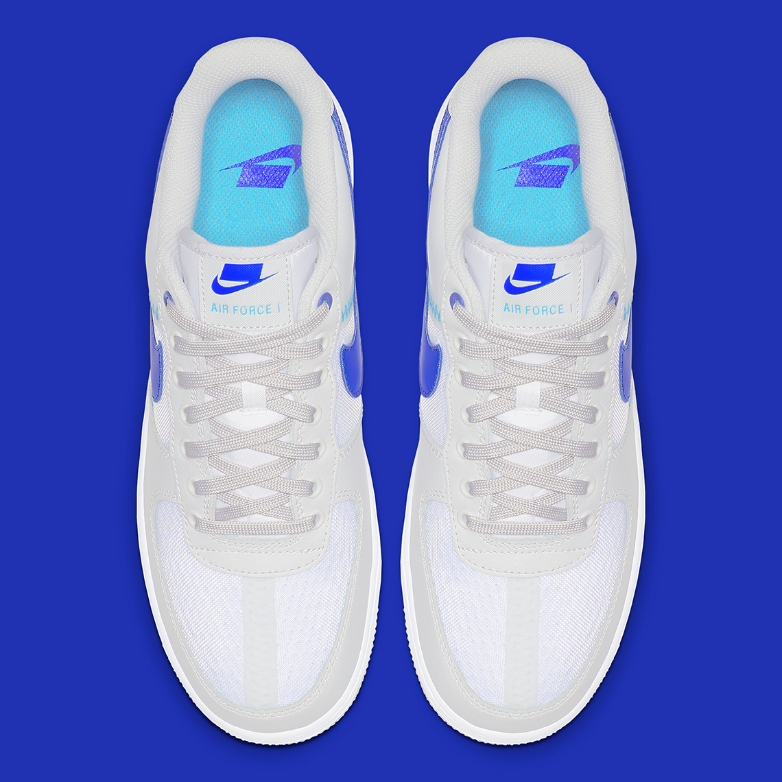 Nike Air Force 1 Taped Seam White Grey Blue Ci0060 001 1