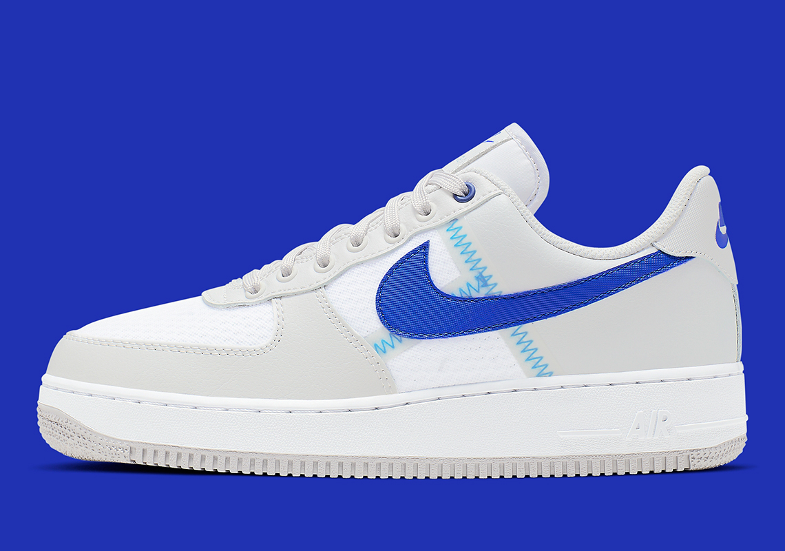 The Nike Air Force 1 "Taped Seam" Appears In Dodgers Colors