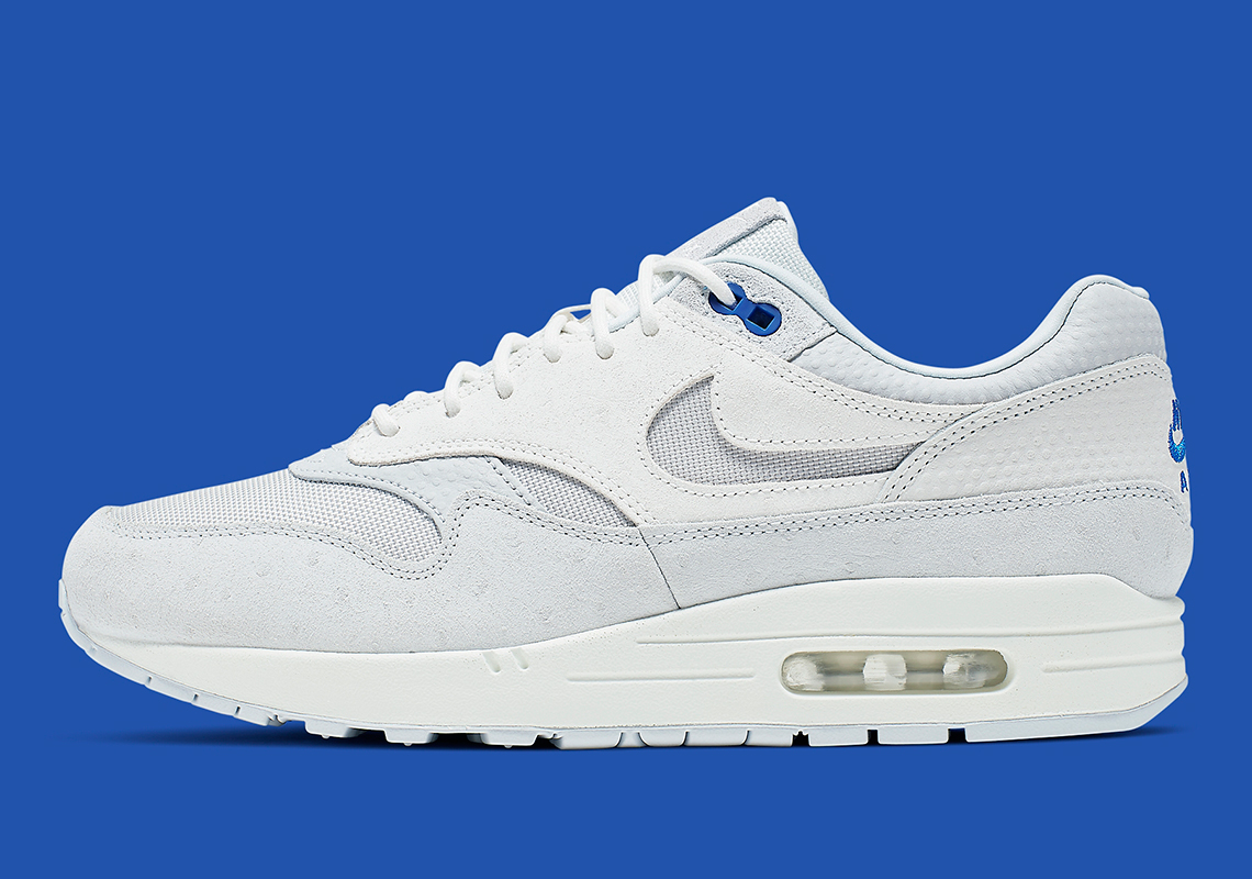 Nike Air Max 1 Pure Platinum Racer Blue 875844 011 3