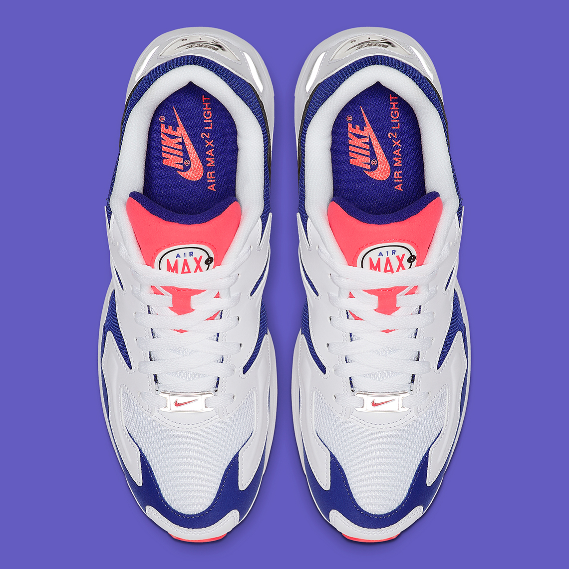 Nike Air Max 2 Light White Purple Crimson Ao1741 104 5