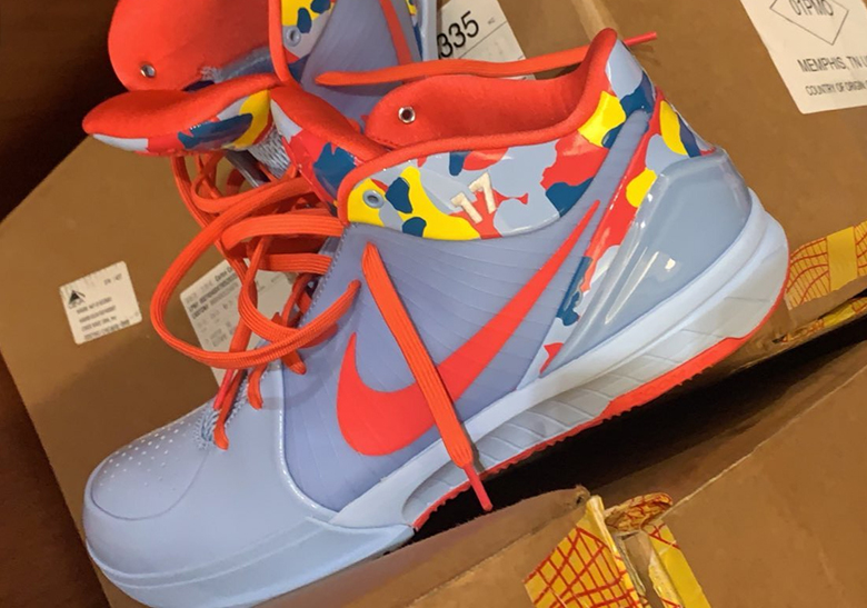 PJ Tucker Shows Off A Colorful Camo Nike Kobe 4 Protro PE