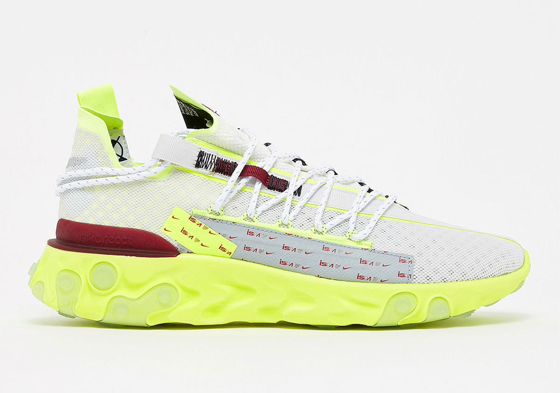 The Nike React WR ISPA Returns In Team Red And Volt