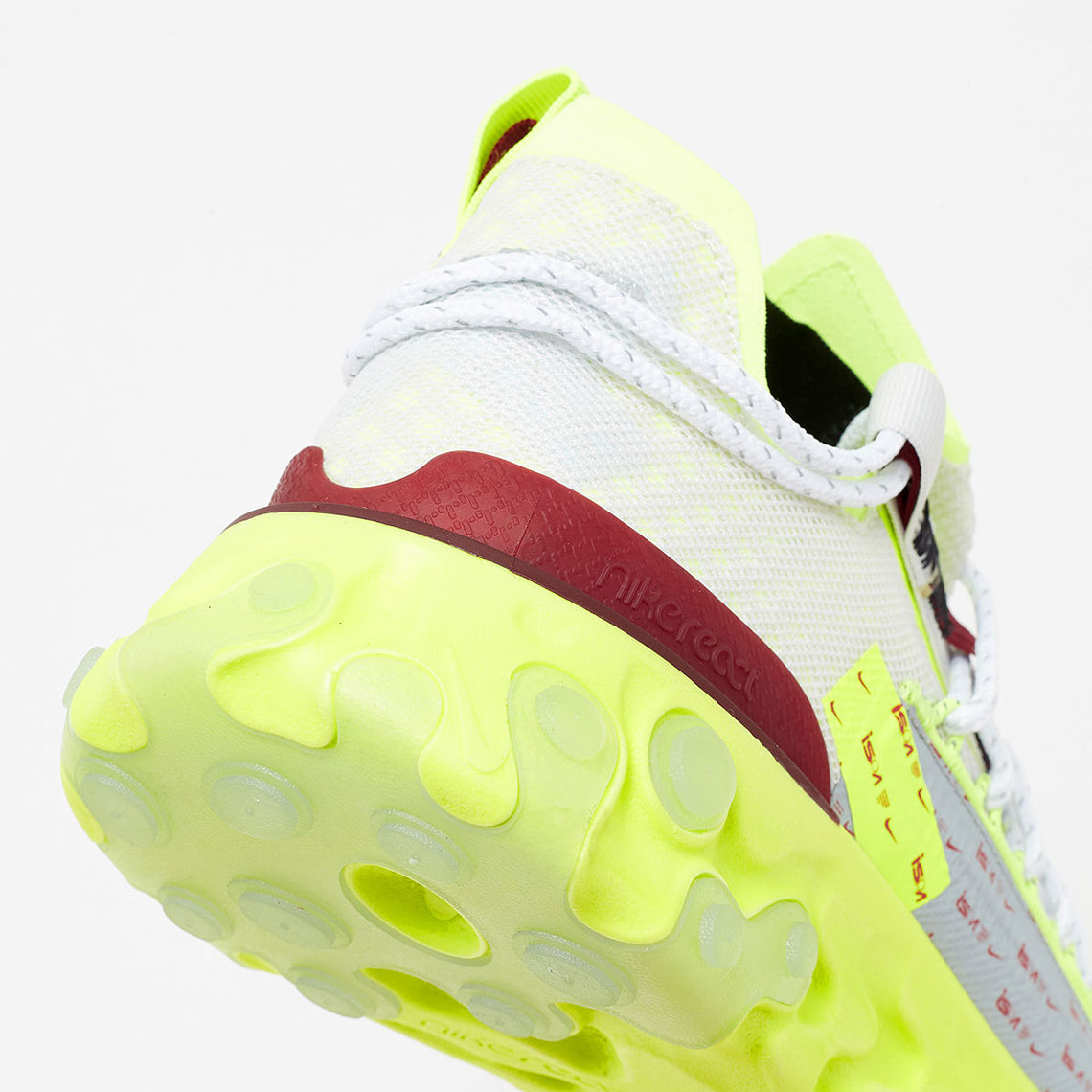 Nike React Wr Ispa Pure Platinum Team Red Volt Ct2692 002 6