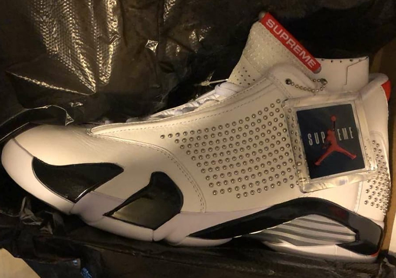 First Look At The Supreme x Air Jordan 14