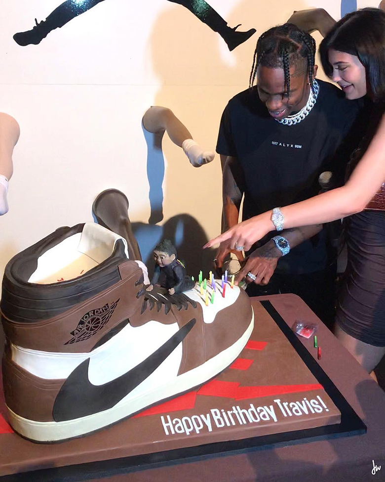 Travis Scott Air Jordan 1 Birthday Cake