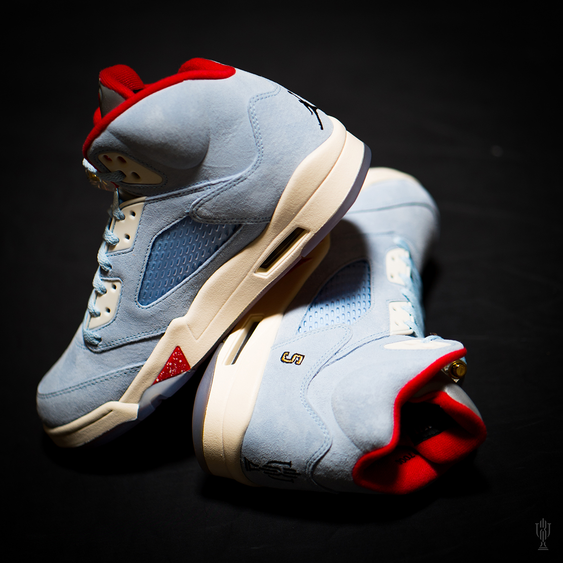 Trophy Room Air Jordan 5 Ice Blue 4