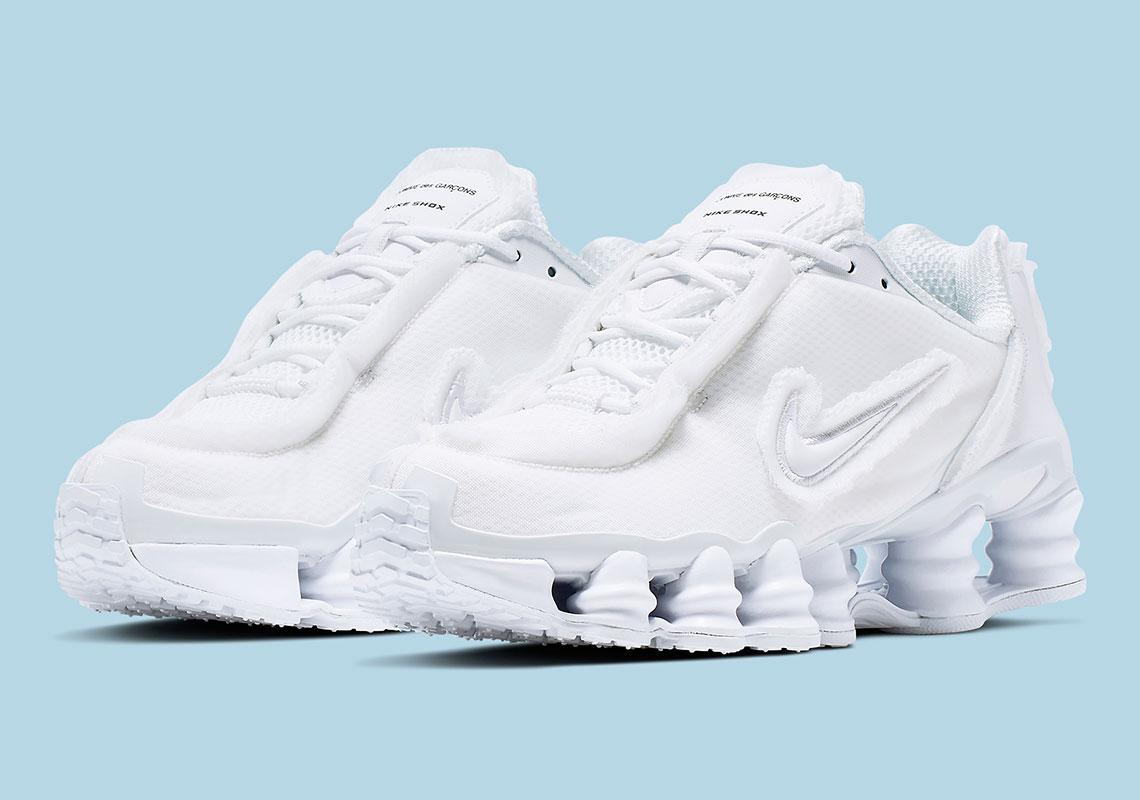 Comme Des Garcons Nike Shox Tl White Cj0546 100 5