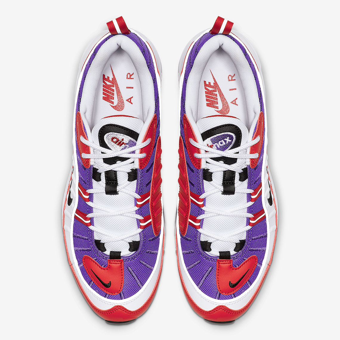 Nike Air Max 98 Red Purple Ah6799 501 4