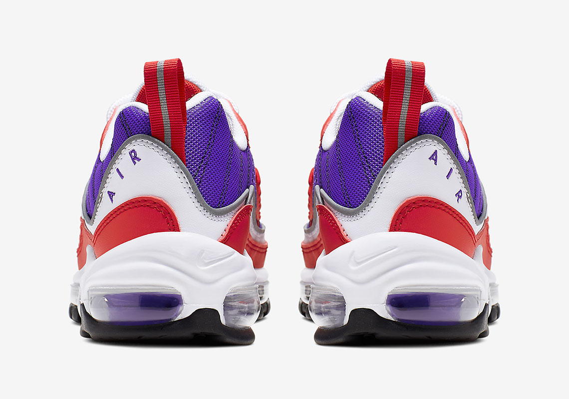 Nike Air Max 98 Red Purple Ah6799 501 5