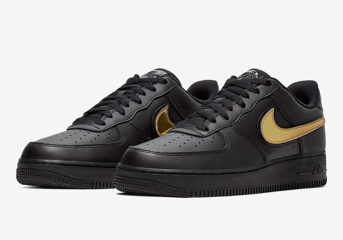 Nike Air Force 1 Blk Gld Ct2252 001 5