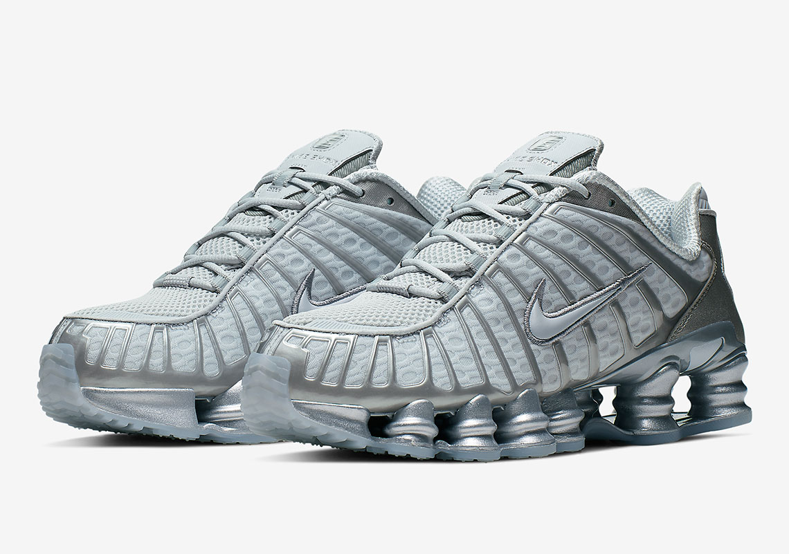 The Nike Shox TL Is Arriving Soon In Pure Platinum