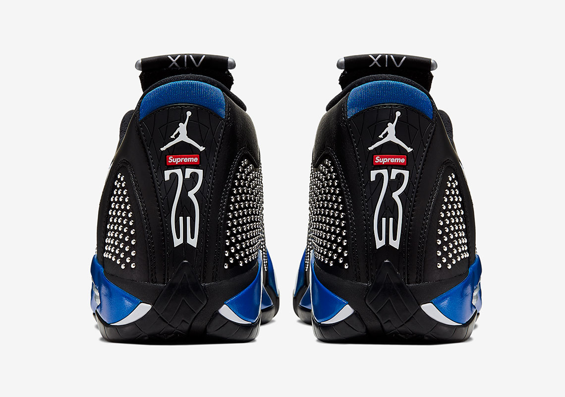 Supreme Air Jordan 14 Black Bv7630 004 6