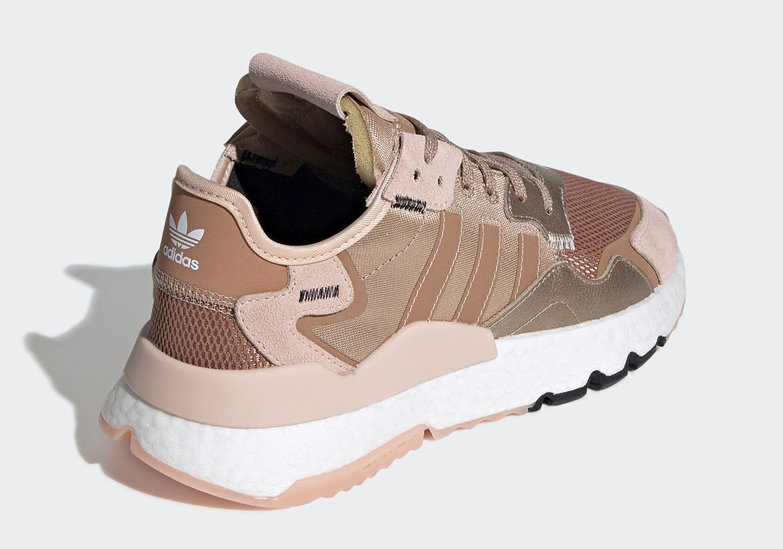 Adidas Nite Jogger Rose Gold Pink Ee5908 2