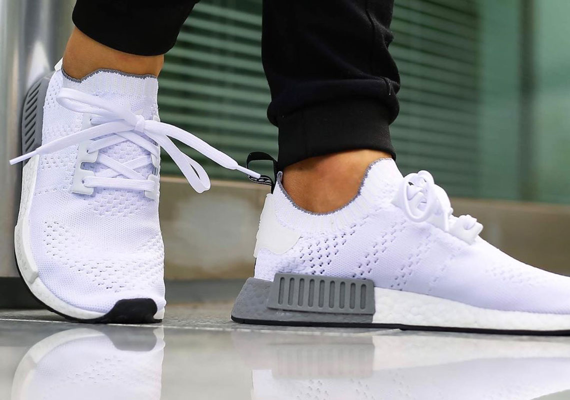 Adidas Nmd R1 Primeknit Ee5074 White 2