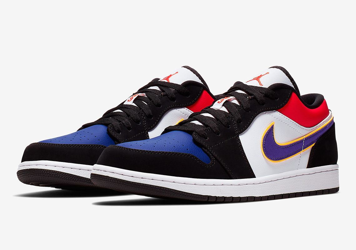 This Air Jordan 1 Low Mixes Classic "Royal", The Lakers, and More