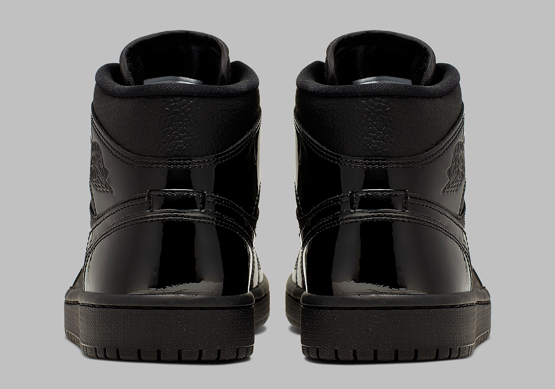 Air Jordan 1 Mid Womens Triple Black Bq6472 003 3