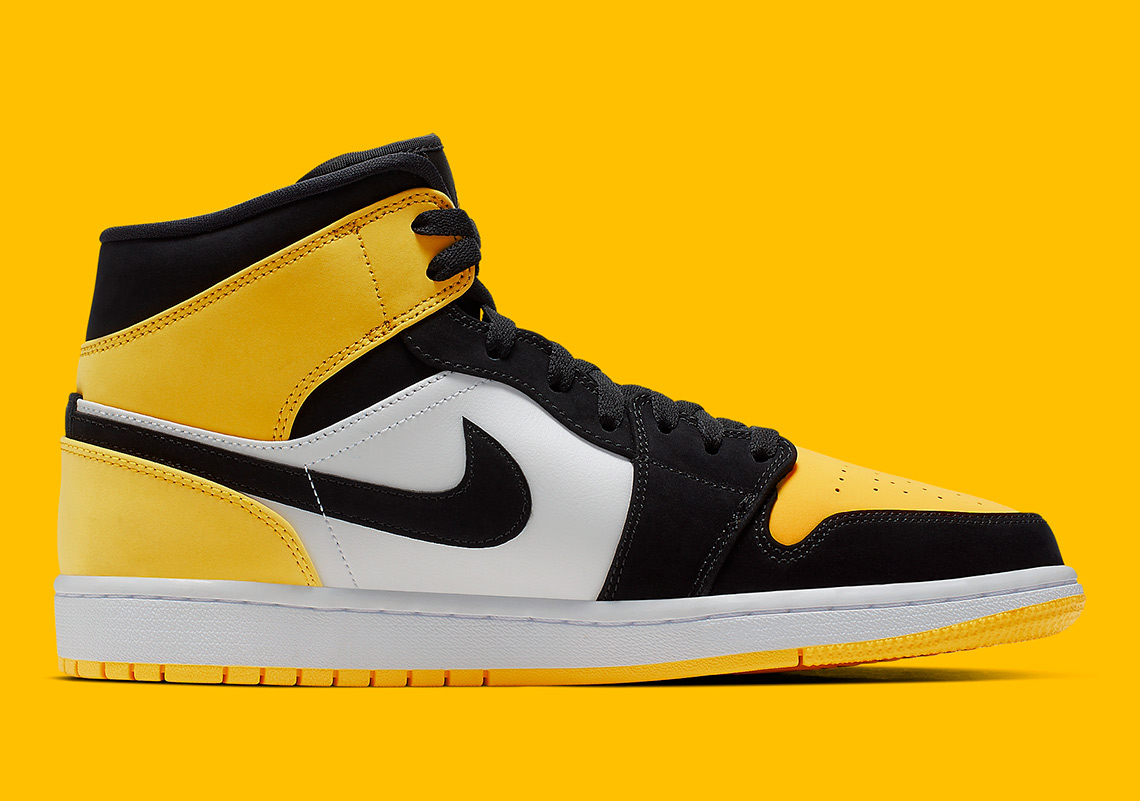 Air Jordan 1 Mid Yellow Toe 852542 071 4